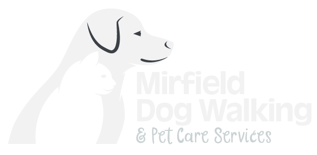 Mirifled Dog Walking Logo